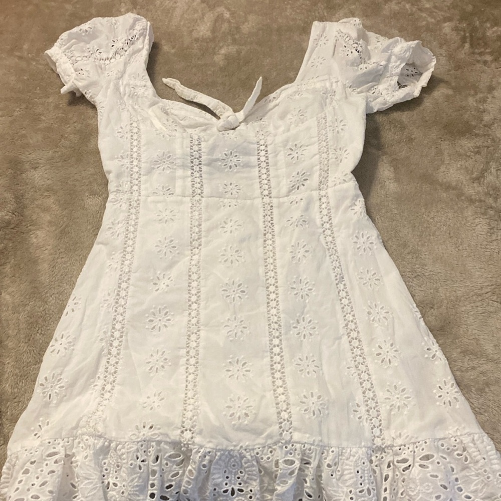 Forever 21 High Shoulder Pattern Dress